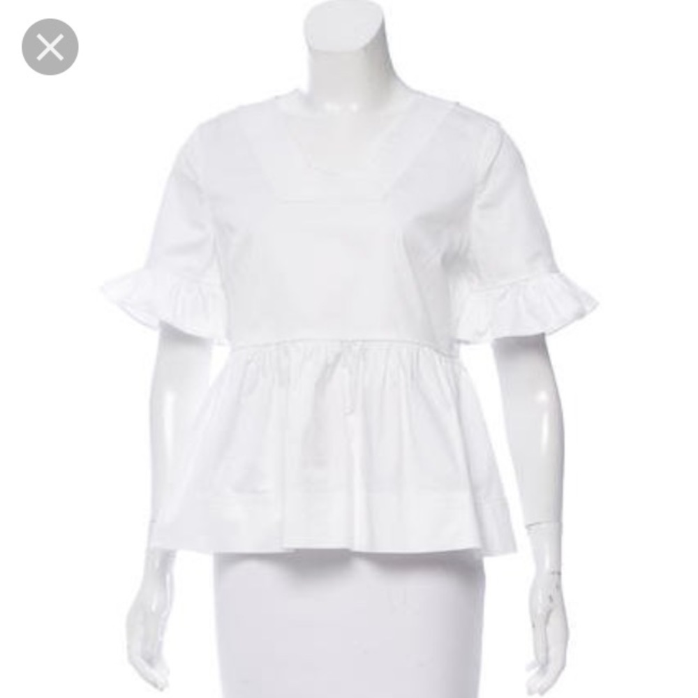 Kate Spade Broome Street Ruffle Top
